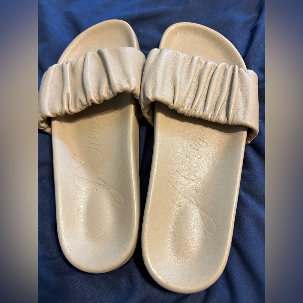 Tan J. Crew sandals size 7